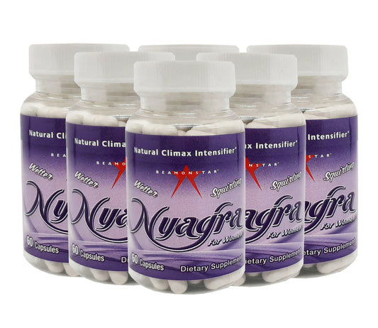 Nyagra Female Climax Intensifier 60 Cap Bottle - But 4 Get 2 Free